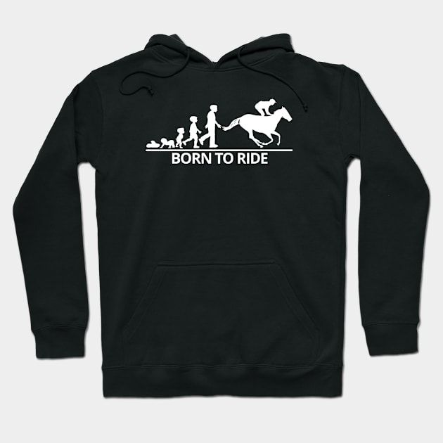 Born to Ride Hoodie by Mounika